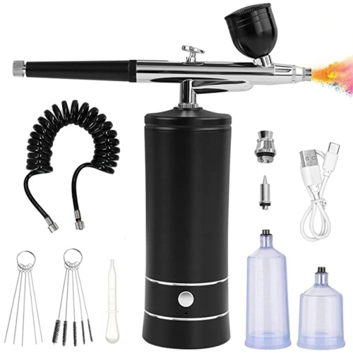 Makeup Sprayer Airbrush Kit Paint Spray  Compressed Portable Cordless Rechargeable Spray Gun