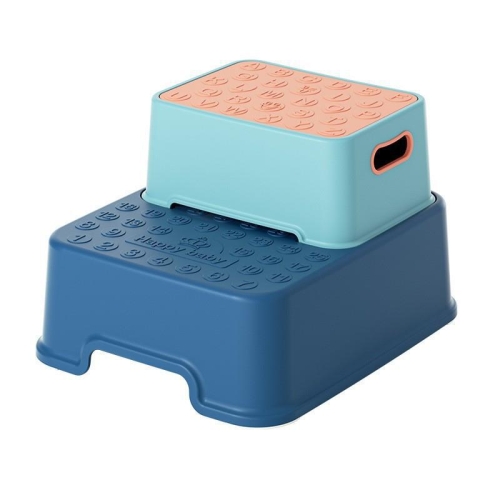 2 Step Stool Detachable Toilet Stool For Kids Bathroom Toilet Potty Blue