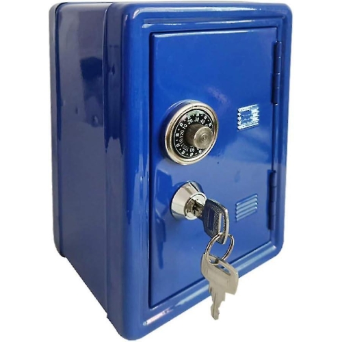 Metal Safe Box Kids Piggy Bank Safe Saving Box Locking Money Box Money Storage Box Desktop Mon