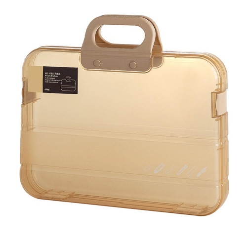 Clear Document Case Multipurpose Large Capacity Dustproof Waterproof A4 File Portable Project