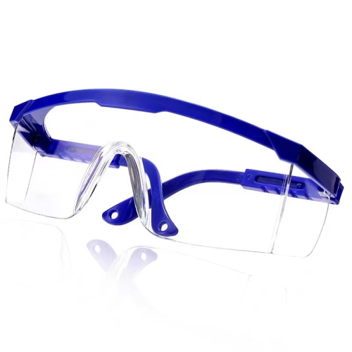Safety Glasses,2 PCS Anti-fog Goggles Blue Frames UV Protection