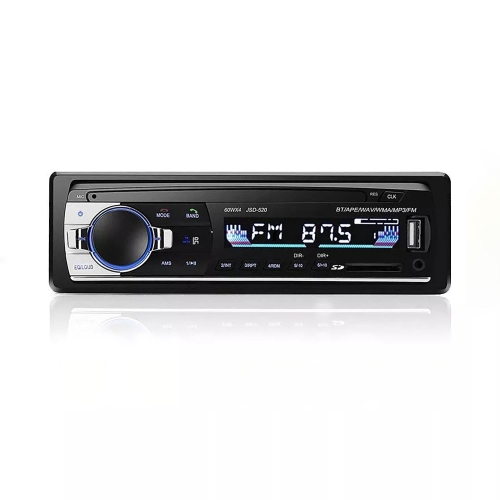 Single Din Bluetooth Car Stereo, FM Radio MP3 Player, USB/SD Card Support