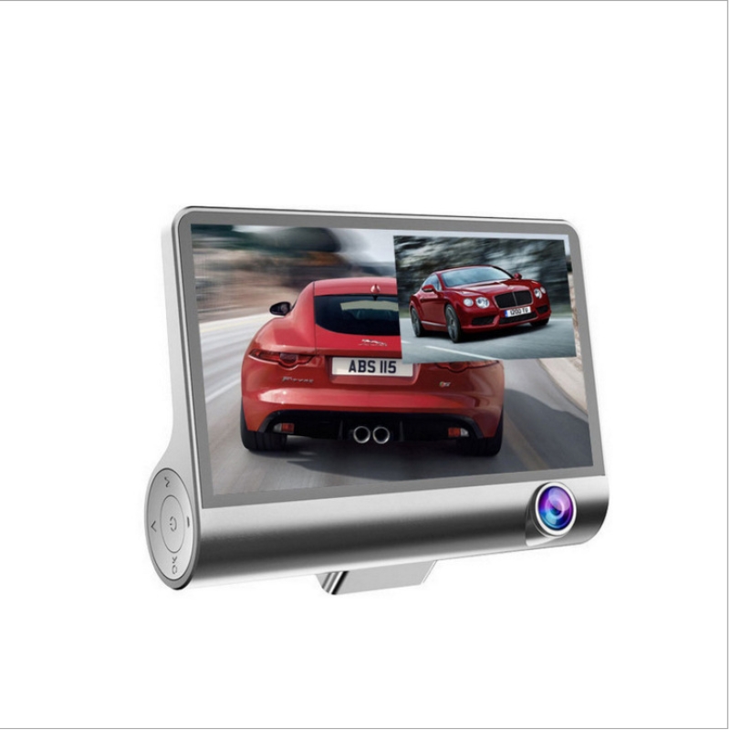 HD 1080P Driving Recorder Car DVR - 3 Lens, 140° Rear View Parking Camera with Motion Detection