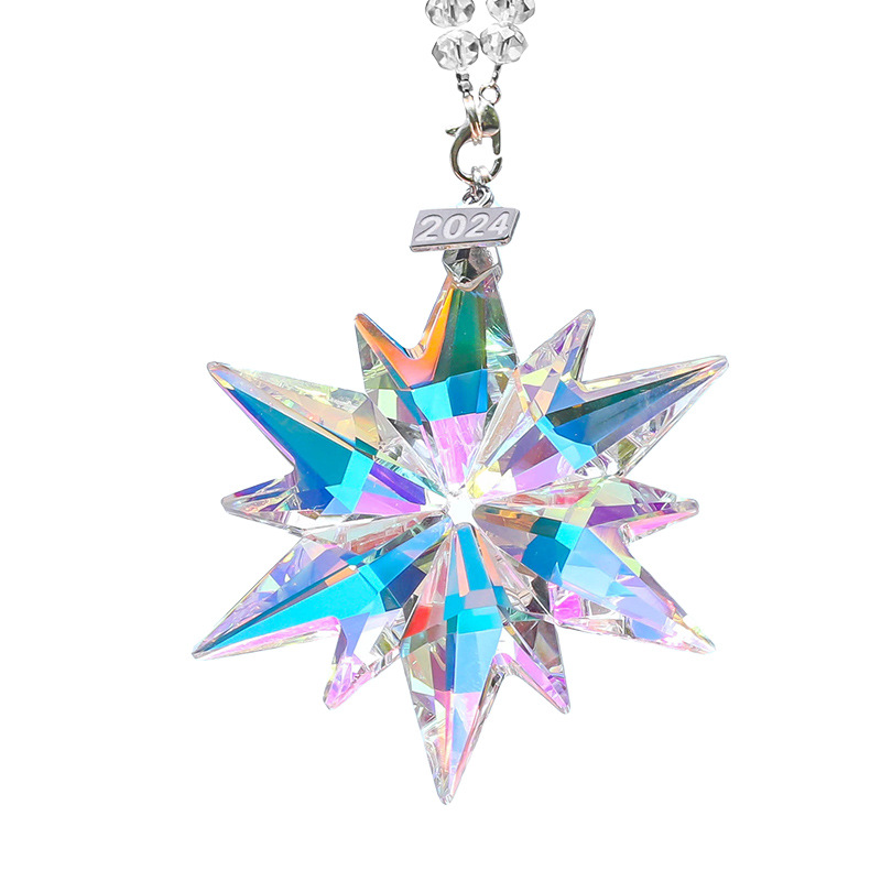 Car accessories creative car ornaments snowflake car ornaments car pendants car interior decoration crystal pendants