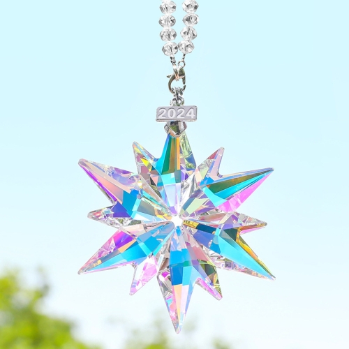 Car accessories creative car ornaments snowflake car ornaments car pendants car interior decoration crystal pendants