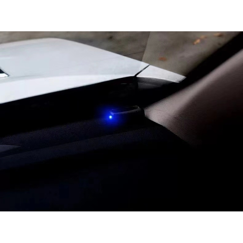 Car solar anti-theft light decorative light LED interior light simulation warning flashing light alarm anti-theft light induction led