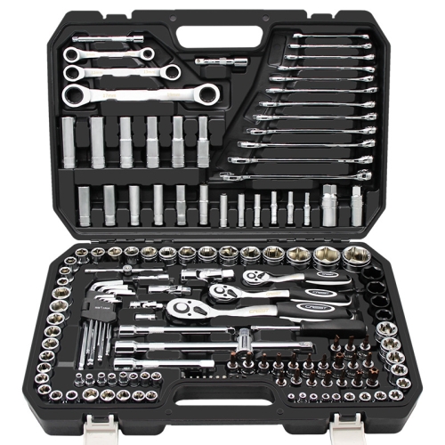 Auto repair socket set Auto repair socket combination Car repair ratchet wrench tool set full set box