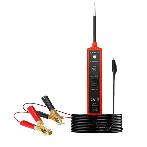 Automotive Circuit Tester Electrical System Tester 6-24V Multi-function Power Supply Voltage Test Probe