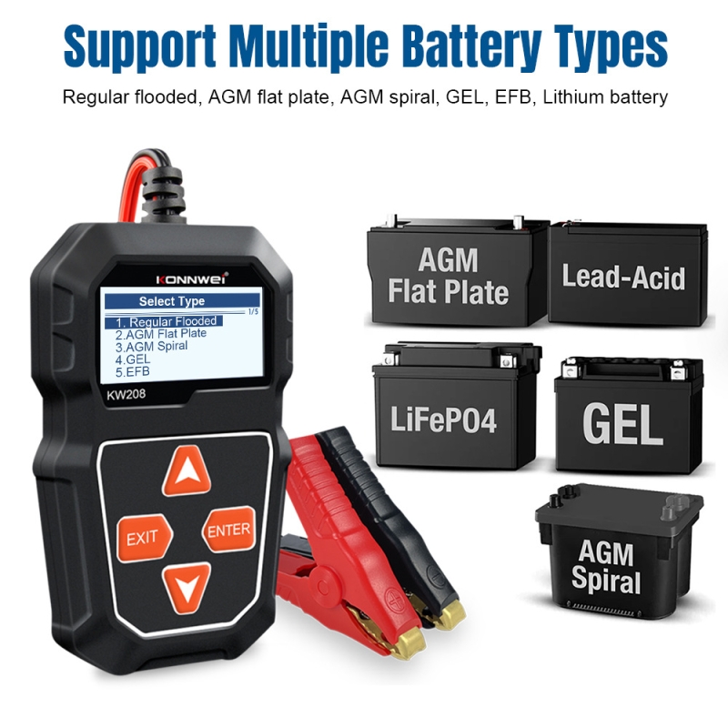 Auto Battery Analyzer For All 12V Cars