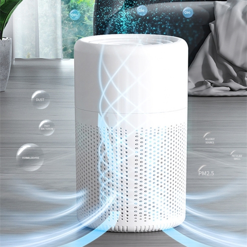 USB Air Purifier for Smoke and Odor Removal – Indoor Formaldehyde & Negative Ion Purifier