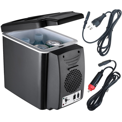 6L Mini Car Fridge Cooler & Warmer – Portable Electric Travel Refrigerator with Compressor