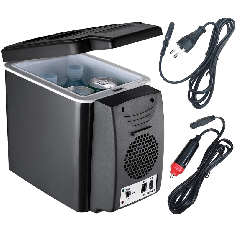 6L Mini Car Fridge Cooler & Warmer – Portable Electric Travel Refrigerator with Compressor