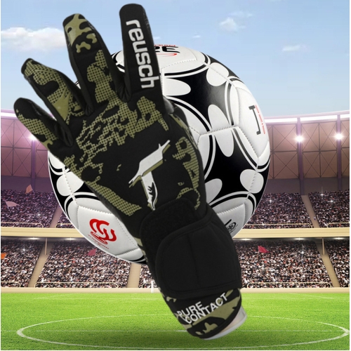 Football goalkeeper gloves latex wear-resistant non-slip doorkeeper gloves