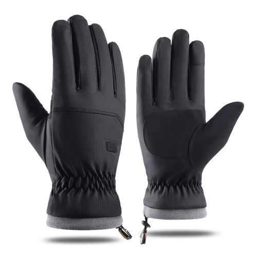 Five Fingers Gloves Man Winter Outdoor Sports Touch Screen Warm Plus Velvet Thicken Non-Slip Ski Cycling Mountaineering Wearable Water Proof Gloves