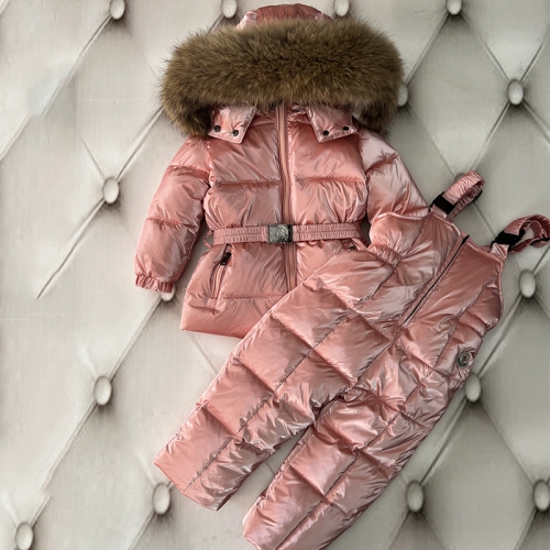 Down jacket children's jacket boy baby winter coat warm down jacket children's fur collar hooded coat boy girl clothes