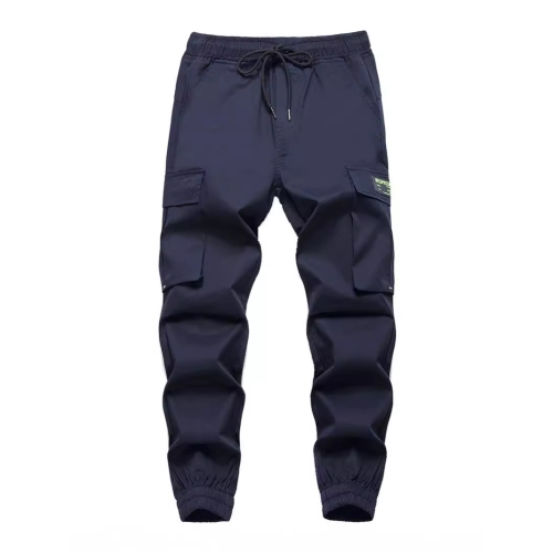 Boys overalls spring and summer thin black trousers for middle and large children's foreign trade fashion leggings children's pants