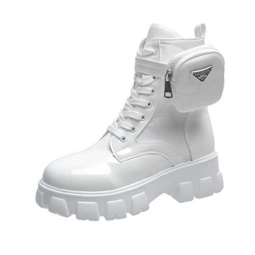 Designer Long Boots with Fashionable Small Bags - Thick Sole Classic Boots with Comfortable Foot Feel