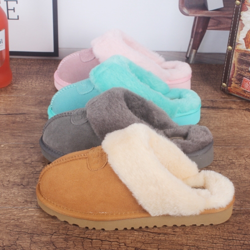 Warm Cotton Slippers for Men and Women - Non-Slip Casual Indoor Snow Boots in Large Size