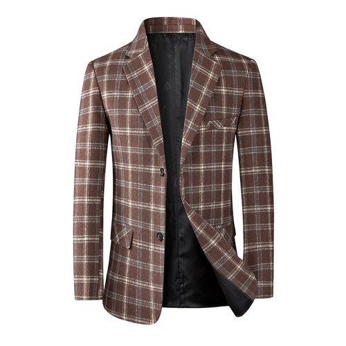 Men’s Spring Slim Fit Blazer – Single-Breasted Two-Button Casual Suit Jacket