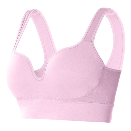 Large Size Women's Vest Yoga Fitness Running Shockproof Sports Bra