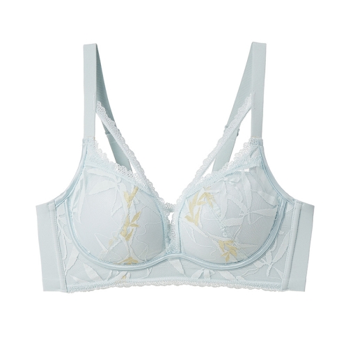 Women's underwear push-up upper breast adjustment bra without steel ring lace bra