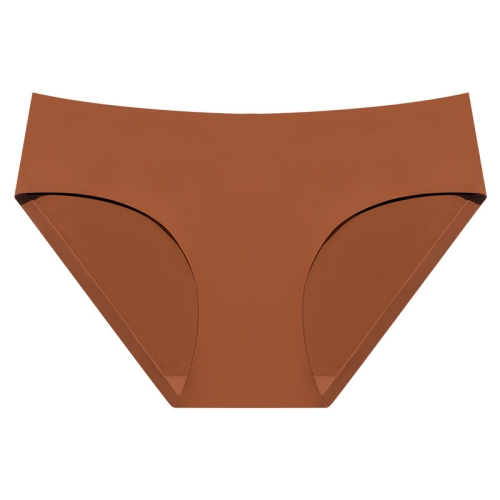Low-waisted ice silk hip-lifting women's pure cotton breathable sexy panties