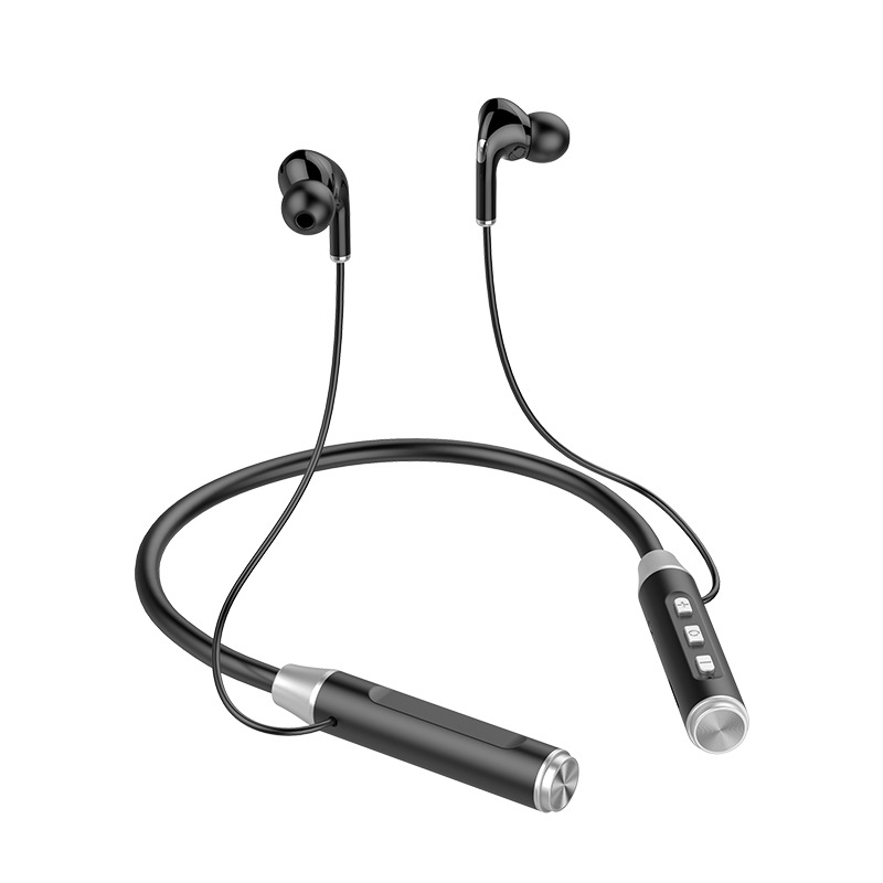 Wireless Bluetooth 5.0 Stereo Headphones Neck Hanging In-Ear Sports Running Magnetic Earphones