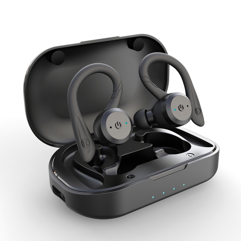 Wireless Waterproof Bluetooth Headphones Ear-hook Stereo Music Sports Headphones