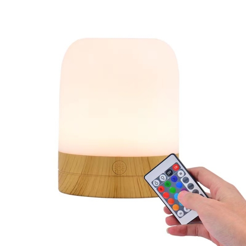 Rechargeable Colorful LED Touch Night Light for Bedroom - Smart Eye-Friendly Atmosphere Lamp