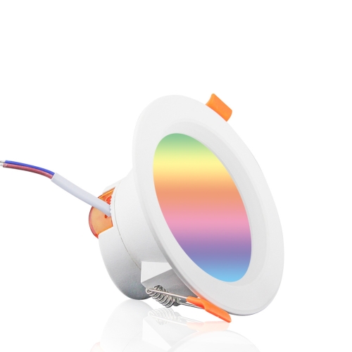 Smart Home Recessed Downlight with APP & Voice Control - 7W RGBCW Dimmable Color-Changing Bulb