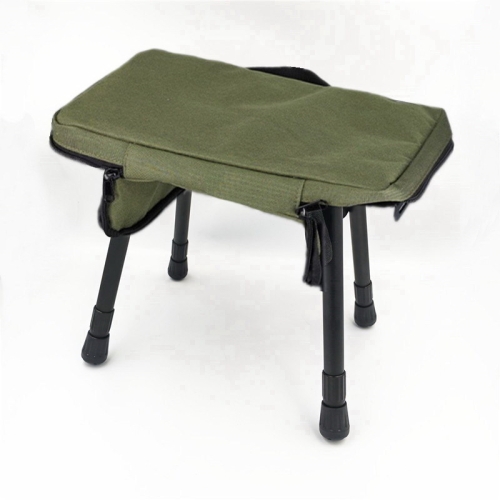 Camping Stool with Zipper Handbag Fishing Chair for Gardening Concert Picnic Black