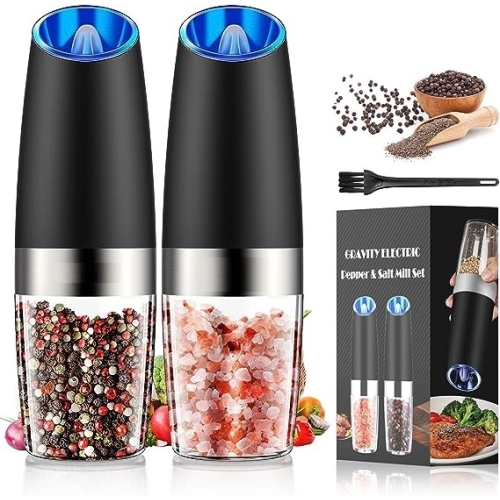 Electric Salt And Grinder Set, Automatic And Salt Mill Grinder -operated