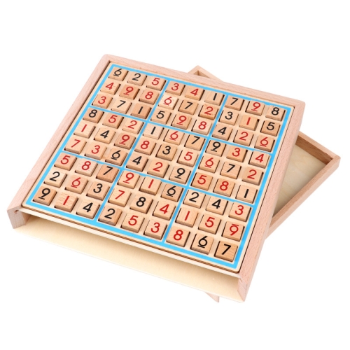 Folding Sudoku Chess Table Game Toy Early Educational Family Party Toy Wooden Chess