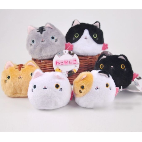 Cats stuffed toys keychain