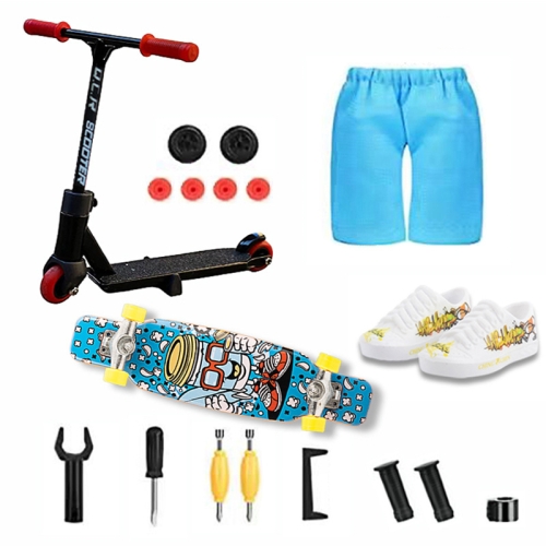Mini Scooter Finger Board Educational Toy with Disassembly Kit Kids Gift