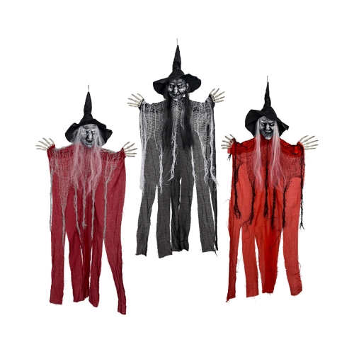 Witch hanging ghost three piece set Halloween decoration witch ghost decoration