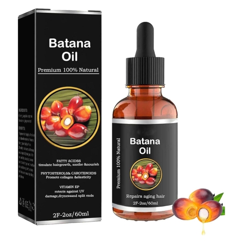 Natural Pure Batana Growth Oil Anti Break Loss Hair Growth Oil Baldness Treatment For Traction Alopecia Hair Mask