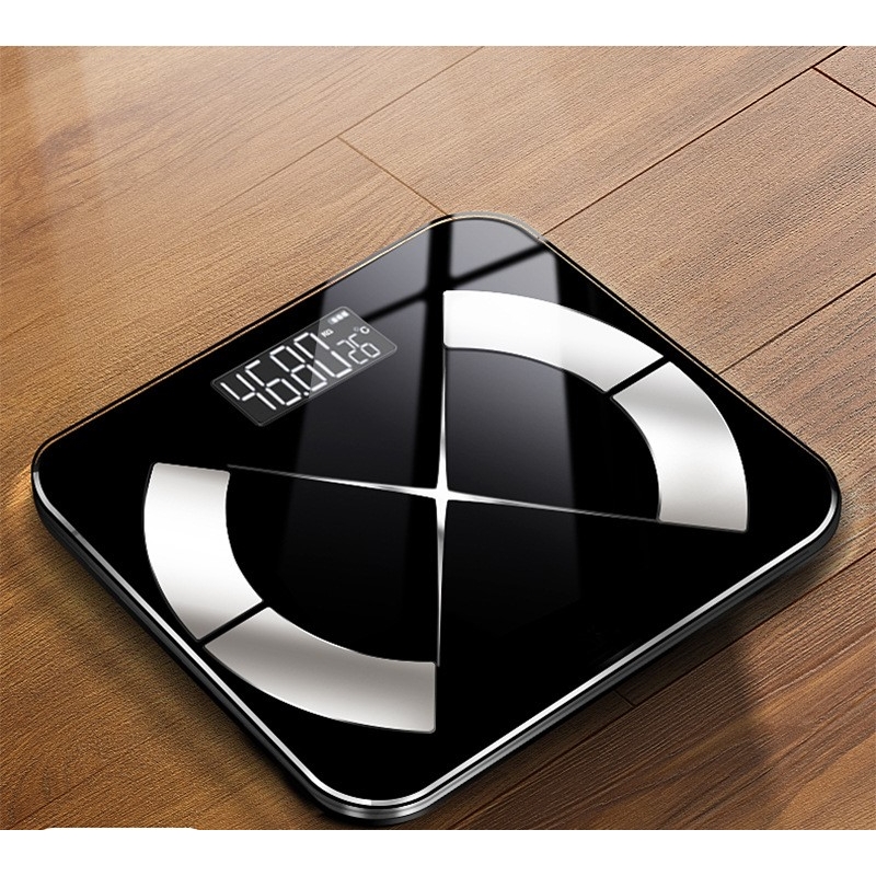 Digital Weight Scale  With Clear LED Display Bluetooth Scale Supports Mobile App