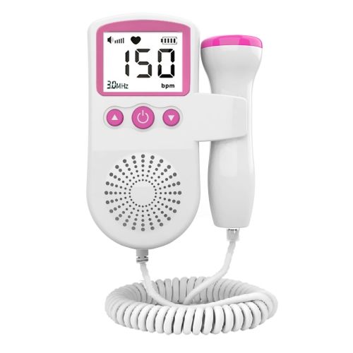Ultrasonic Fetal Doppler Detect Baby Heartbeat Rate Probe Prenatal Monitor