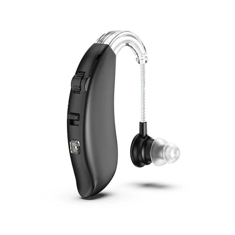 Wireless Digital Hearing Aid With Bluetooth  Rechargeable Adjustable Volume
