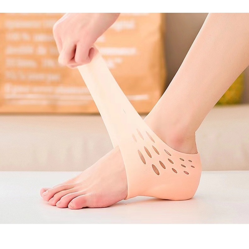 1 Pair Invisible Silicone Heightening Insole Plantar Fasciitis Gel Insole