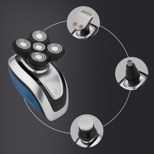 5 in 1 Waterproof Electric Razors, Rechargeable Beard And Hair Shaver