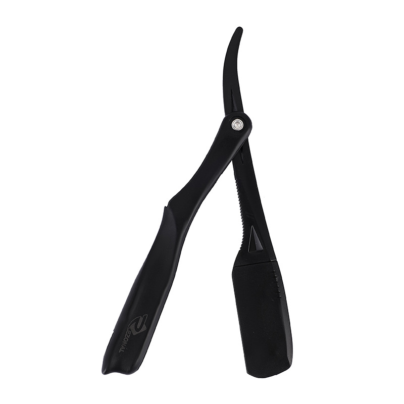 Foldable Straight Edge Razor for Men Professional Barber Shaving Blade Holder