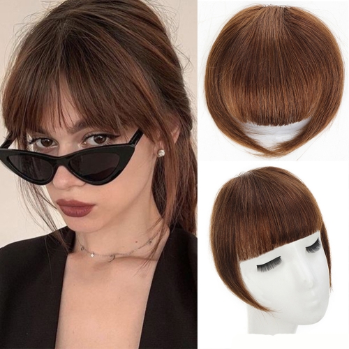 Fake bangs women's hair extensions clip-in air bangs hairpieces, suitable for daily wear