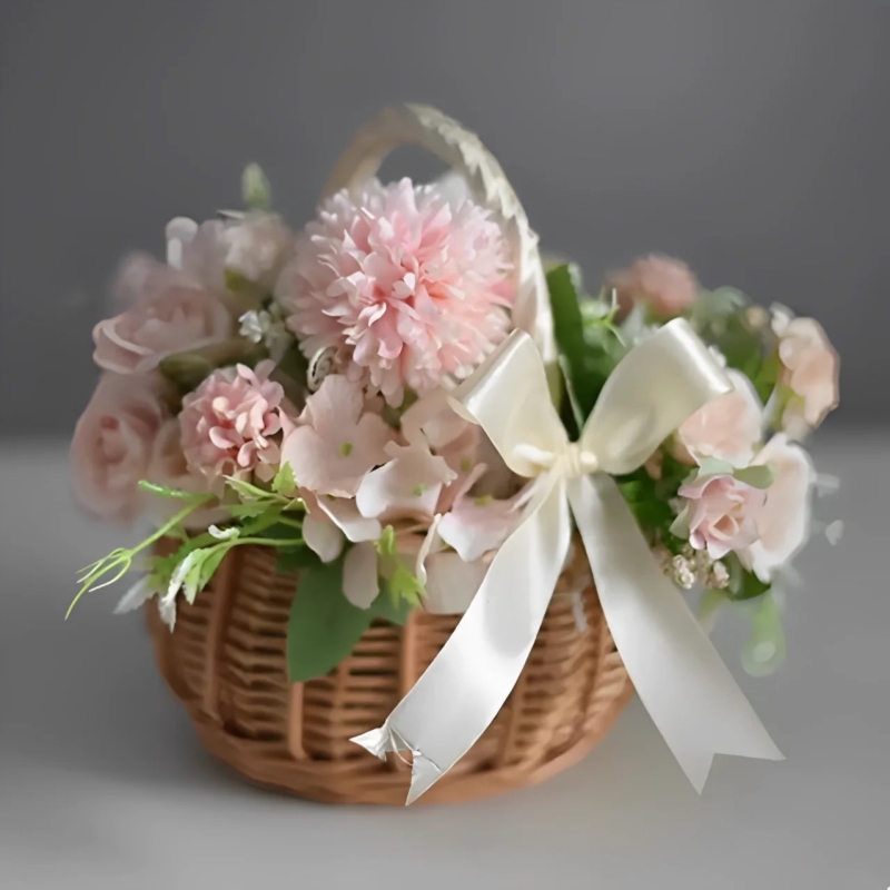 Woven basket environmentally friendly multifunctional woven hand basket