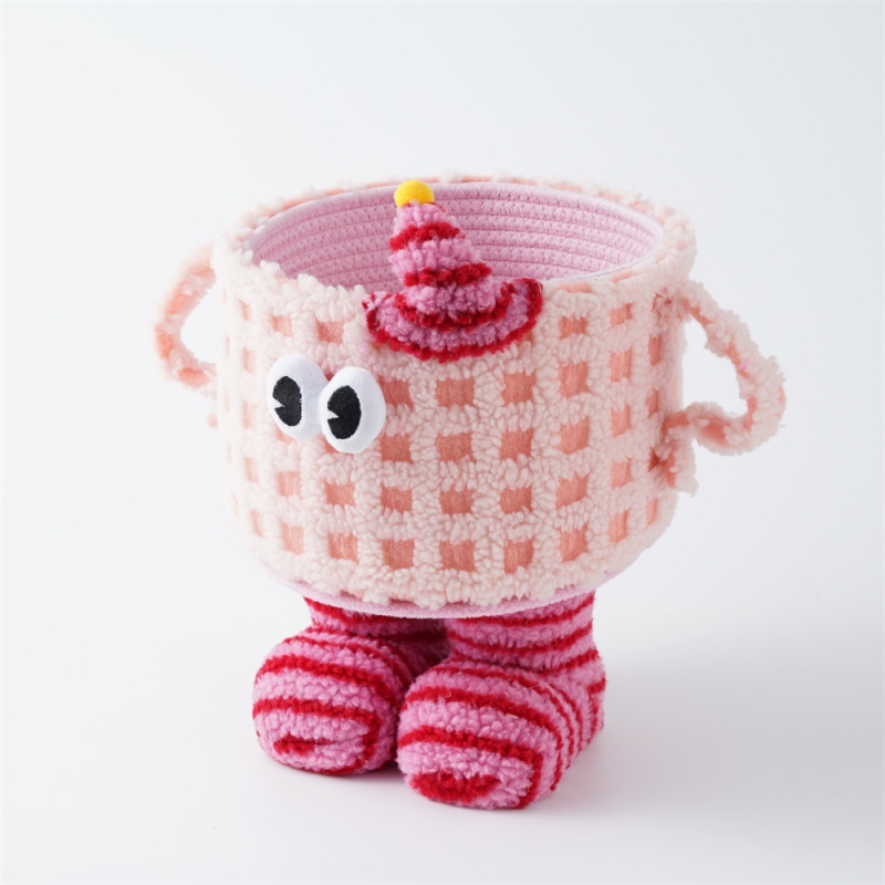 Storage Basket - Storage Bin - Monster Face - Lovely Home Decor