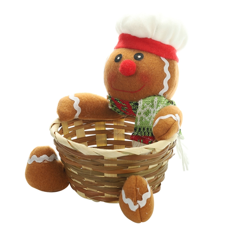 Christmas Candy Storage Basket Ornament Santa's Storage Basket Candy Basket