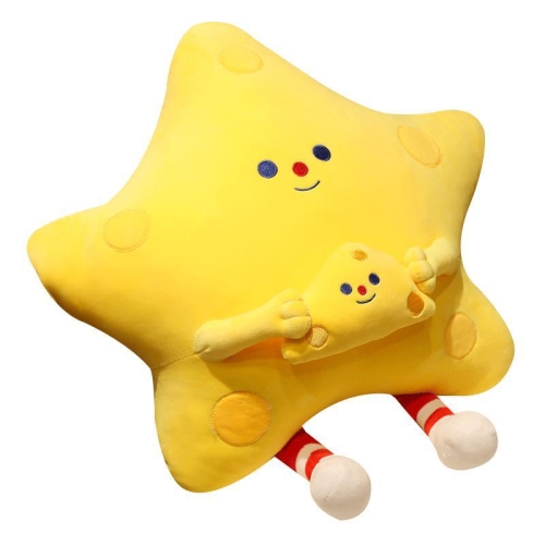 Cute cheese plush toy stuffed food cheese throw pillow