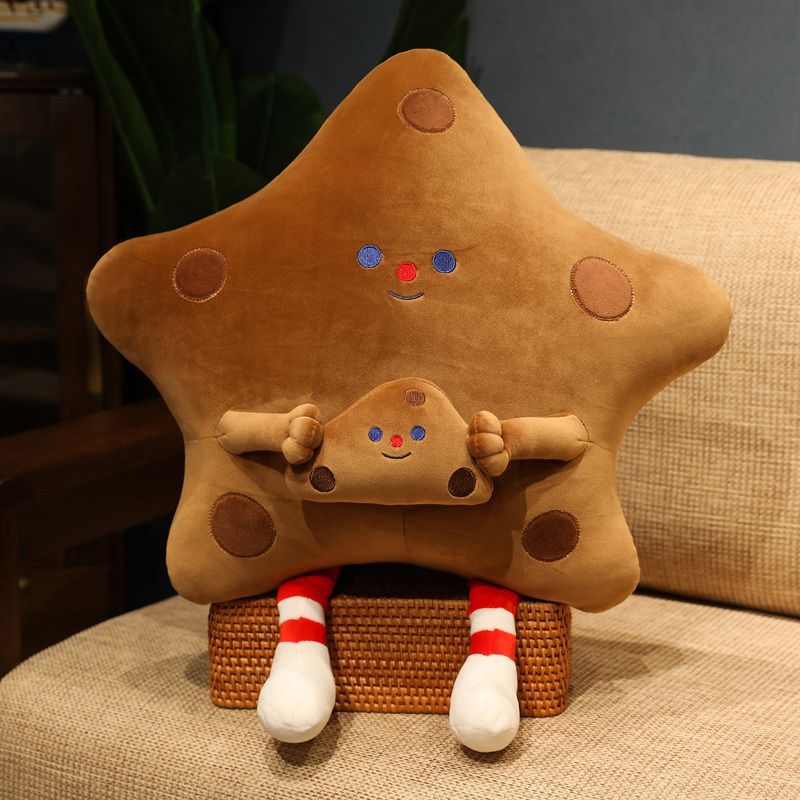 Cute cheese plush toy stuffed food cheese throw pillow
