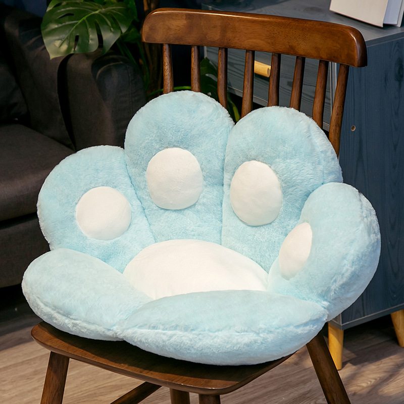 Seat Cushion Cat Paw Shaped Cute Seat Cushion Cat Paw Shaped Lazy Sofa Office Chair Cushion For